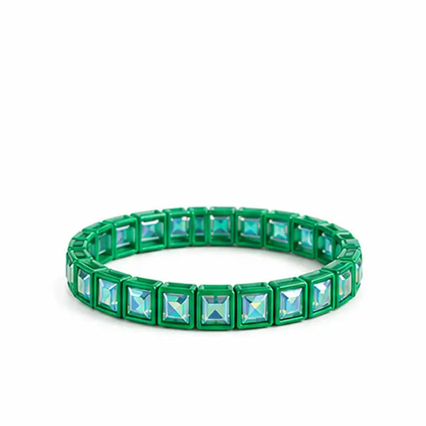 Rhinestone Bracelet | Green
