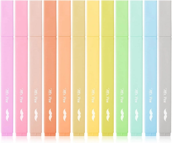 Highlighters 12 Pack Macaron