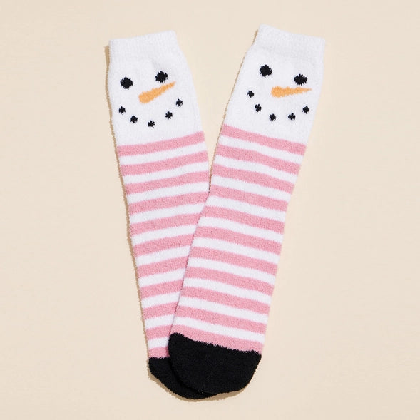 4Pairs -Snowman Holly Christmas Gift Socks