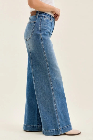 Judy Blue HW Liza Multi Inseam Palazzo | Short