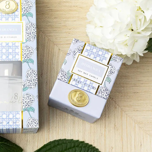 Hydrangea 5.6oz Soy Wax Candle