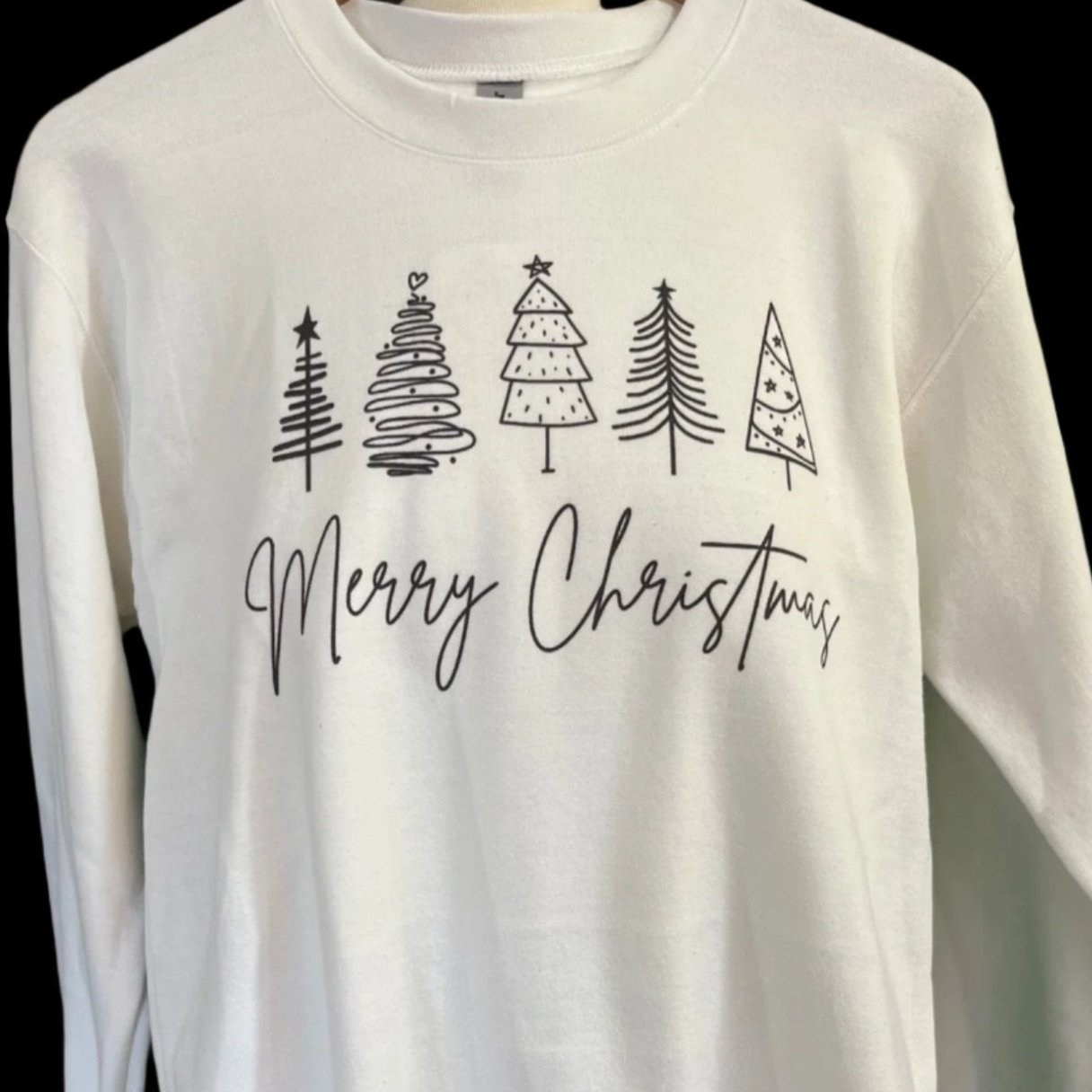 Merry Christmas Trees Sweatshirt