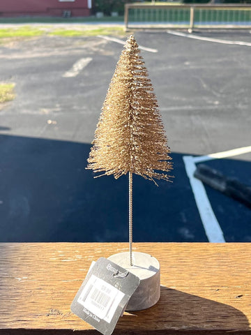 9” Champagne Metal Tree