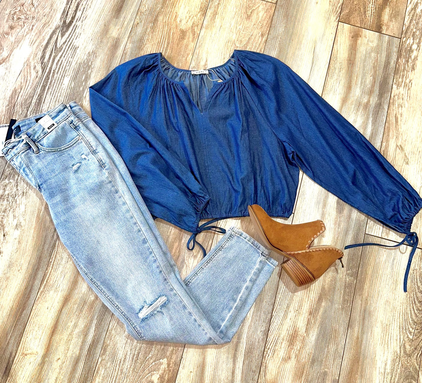 Denim Crop Top