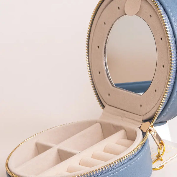 Simply Southern PU Leather Jewelry Box | Cream, CHAI & AZUR