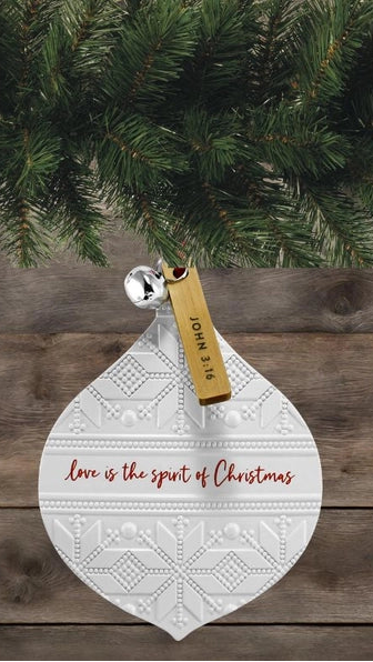 Love the Spirit Christmas Ornament