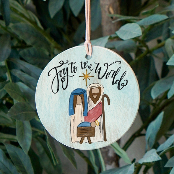 Whimsy Nativity, Christmas Ornament, Christmas Gift