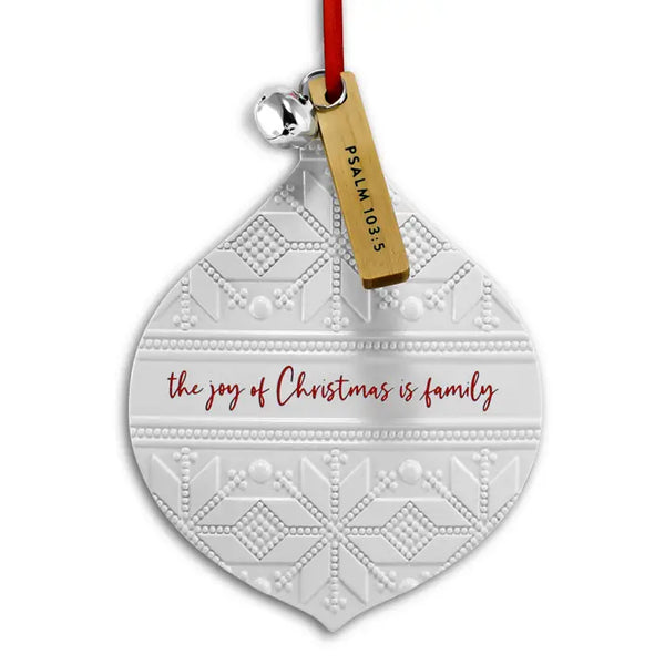 Joy of Christmas Ornament