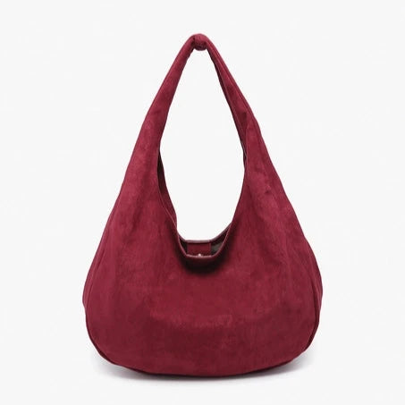 Katherine Slouchy Round Hobo| Wine