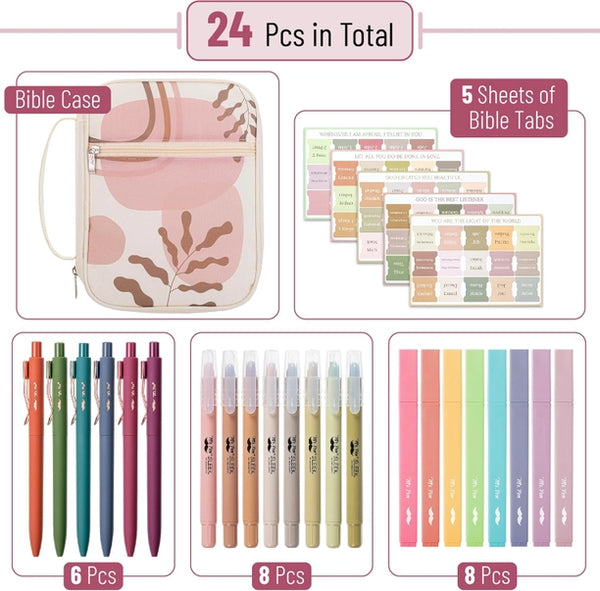 24 Pcs Bible Journaling Kit