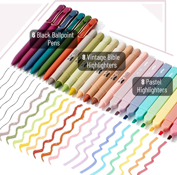 24 Pcs Bible Journaling Kit