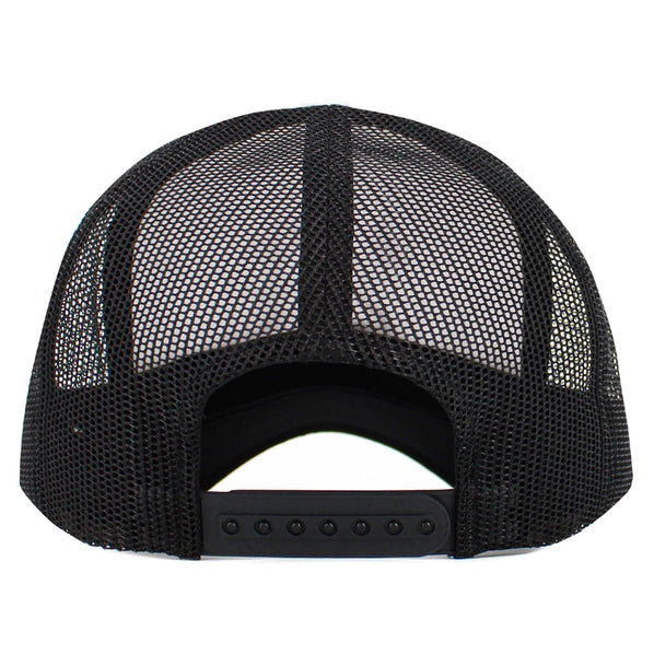 Wake Lake Mesh Back Trucker Hat | Black, White