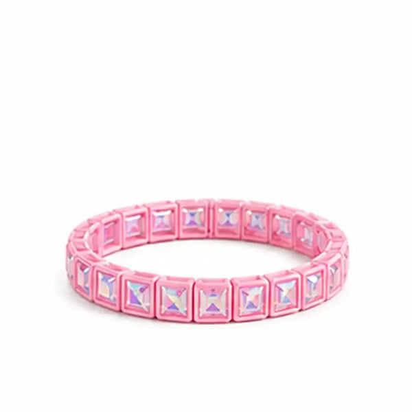 Rhinestone Bracelet | Lt Pink