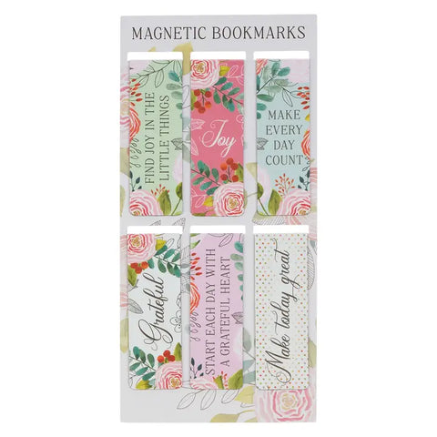 Find Joy in the Little Things Magnetic Bookmark Set