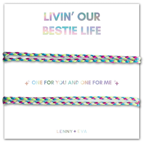 Set of 2 Friendship Bracelets | Livin' Our Bestie Life