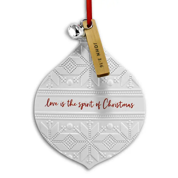 Love the Spirit Christmas Ornament