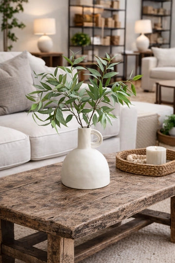 41"Quality Artificial Frosty Eucalyptus-Lush or Frosty | Lush Green