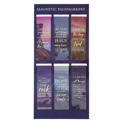 Magnetic Bookmark Set Lift Up Your Hands