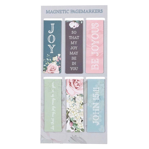 Magnetic Bookmark Set That Joy May Be in You John 15:11