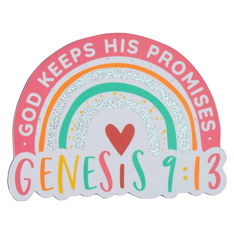 Magnet Rainbow God Keeps His Promises Gen. 9:13