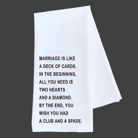 Marriage - Tea Towel