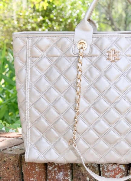 Melissa Tote Pearl Quilted