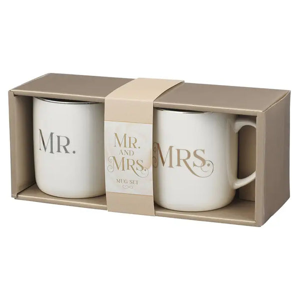 Mr. & Mrs. 1 Cor. 13:4 2pc Mug Set