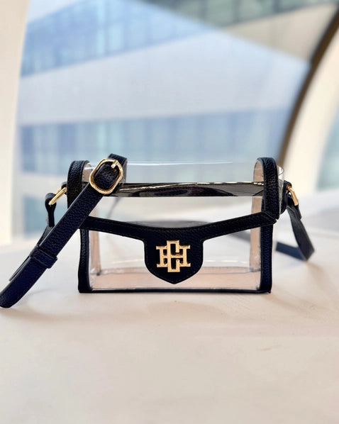 Anna Clear Bag | Navy