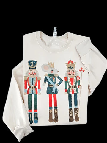 Nutcracker Sweatshirt - Blue Design