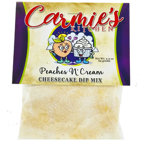 Carmie's Peaches N' Cream Cheesecake Dip Mix