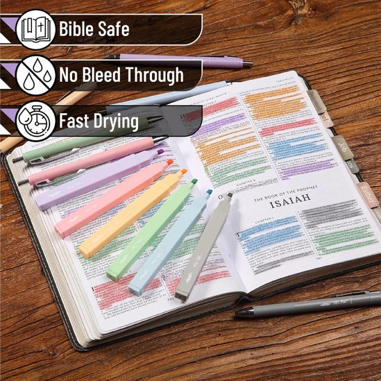 Mr. Pen No Bleed Aesthetic Highlighters & Pens
