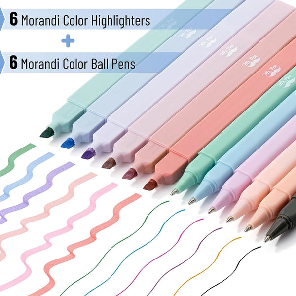Aesthetic No Bleed Highlighters & Pens