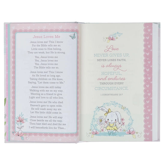 Bible NLT Infant Hardcover, Pink