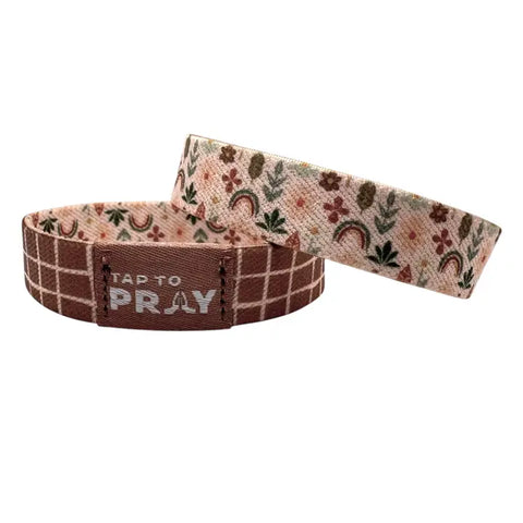 Tap To Pray™ Wristbands - Prairie & Plaid | 3 Sizes