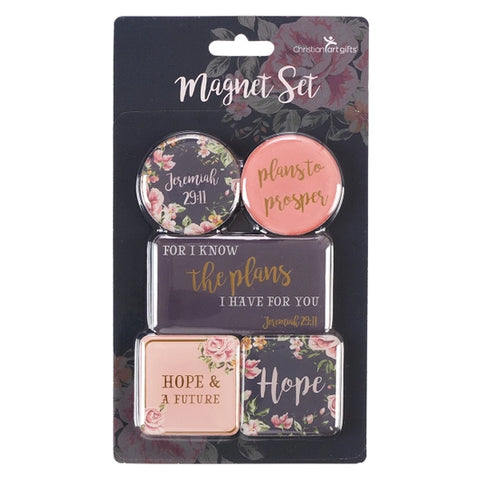 Plans To Prosper/Hope & A Future Magnet Set