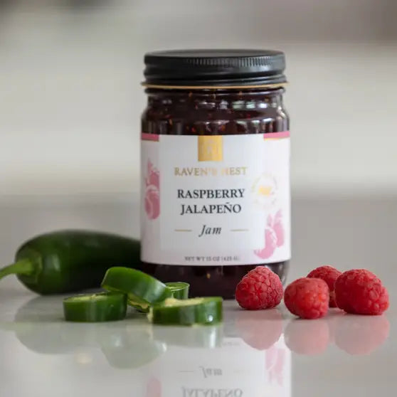 Raspberry Jalapeño Jam-15 oz