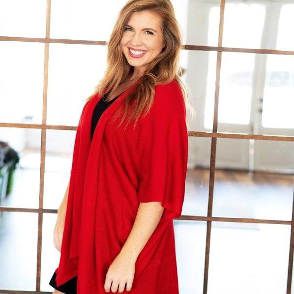 Red Lindsey Top