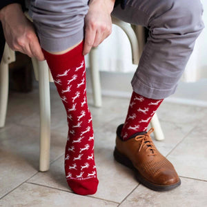 Men's Leaping Deer Socks