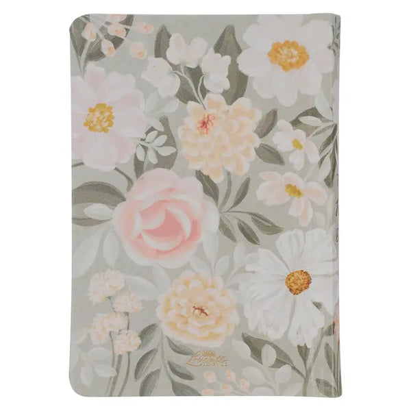 KJV Bible Compact Floral Faux Leather