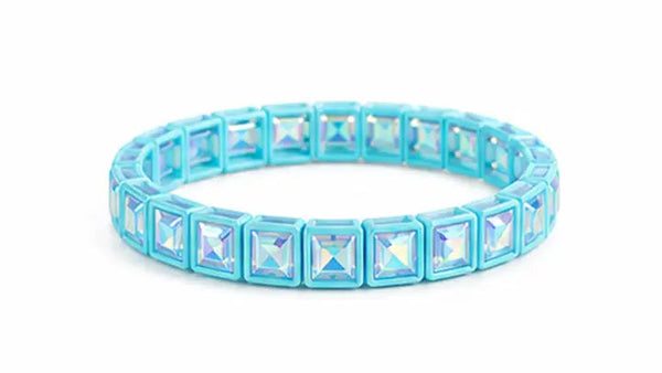Rhinestone Bracelet |  Lt Blue