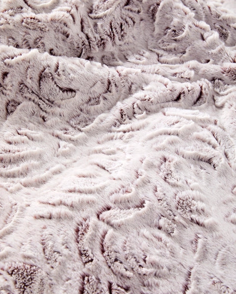 "Rose" Faux Fur Plush Throw Blanket - 50"x70"