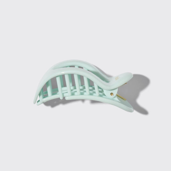 Recycled Plastic Small Flat Cloud Clip - Sage Leaf