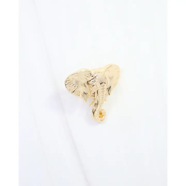 Sally Scarf Slide Elephant Gold