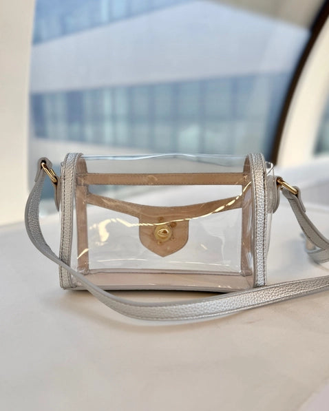 Anna Clear Bag | Silver