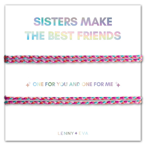 Set of 2 Friendship Bracelets | Sisters Make the Best Friends