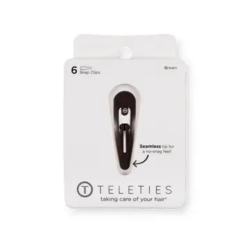 Snap Clip | Brown | 6 Count