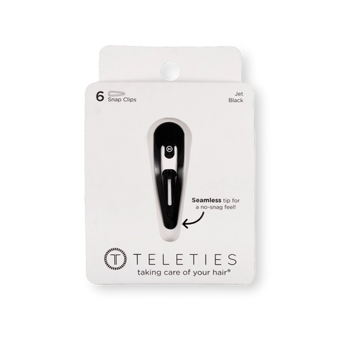 Snap Clip | Jet Black | 6 Count