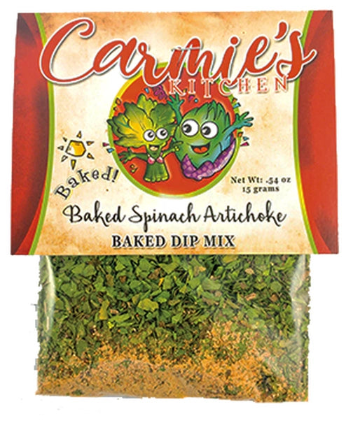 Carmie's Kitchen Baked Spinach Artichoke Dip Mix