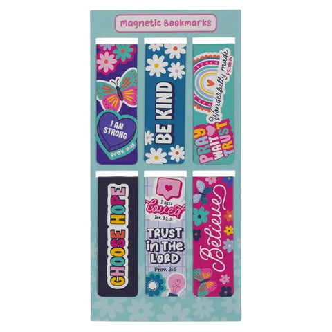 I Am Strong Prov. 31:25-Magnetic Bookmark Set