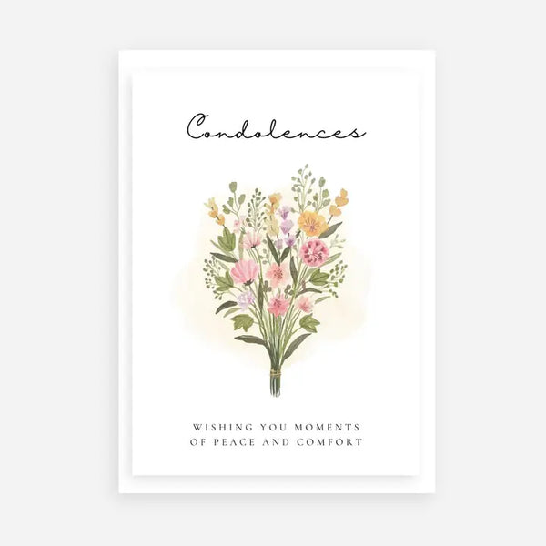 Sympathy Card For Grief & Mourning Over Death